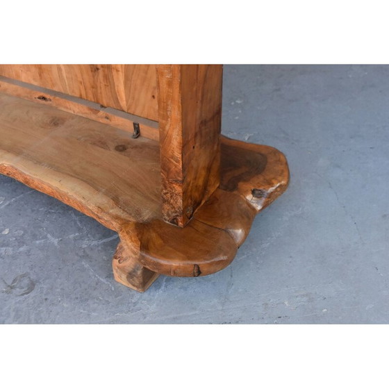 Image 1 of Bar vintage Brutaliste free form en olivier 1970