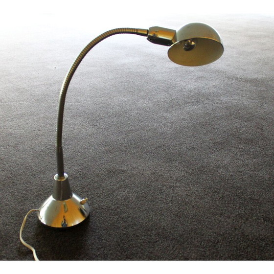 Image 1 of Lampe de bureau vintage chromée, 1950
