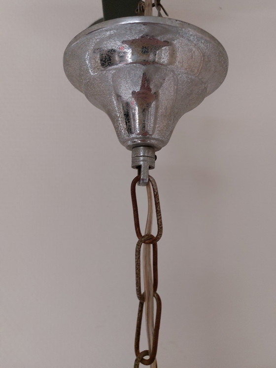 Image 1 of Lustre chromé vintage