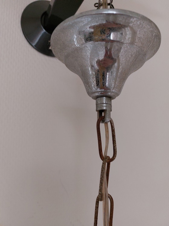 Image 1 of Lustre chromé vintage