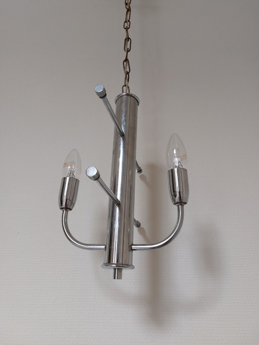 Lustre chromé vintage