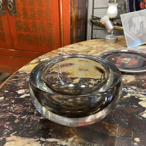 Image 1 of Cendrier vintage en verre de Murano, Italie 1970