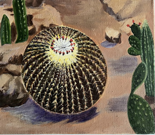 Petite peinture Cactus 1