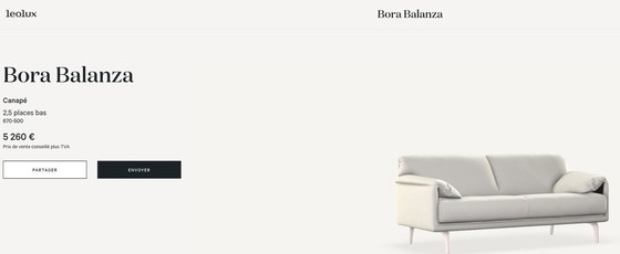 Image 1 of 2x Leolux Bora Balanza 670/500