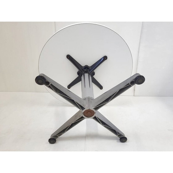 Image 1 of Table d'appoint vintage en aluminium et formica, 1960