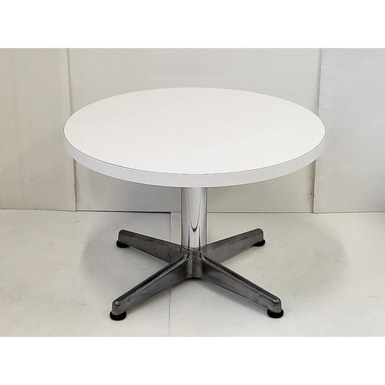 Image 1 of Table d'appoint vintage en aluminium et formica, 1960