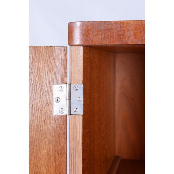 Image 1 of Armoire vintage en noyer Bauhaus par Robert Slezak, République Tchèque 1930-1939s