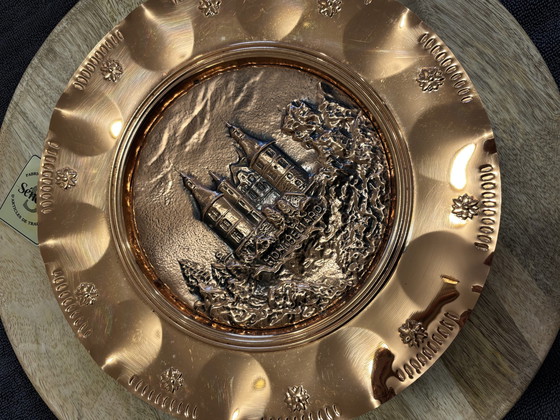 Image 1 of Assiette Sénécal Cuivre 