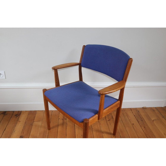 Image 1 of Paire de fauteuils vintage modèle J72 en chêne par Poul Volther, 1960