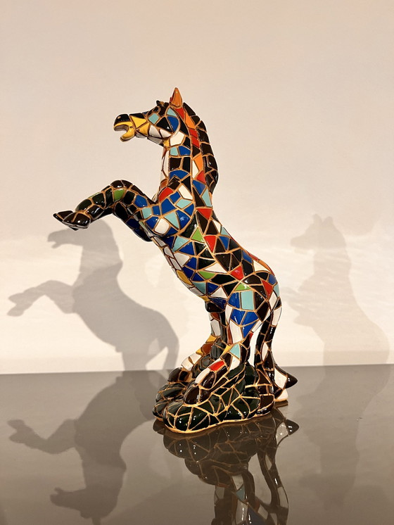 Image 1 of Figure de cheval en mosaïque