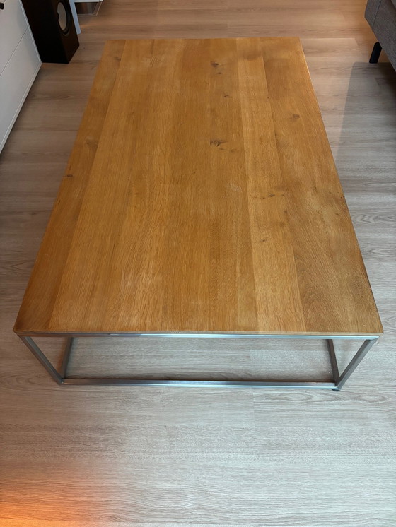 Image 1 of Ethnicraft Table basse en chêne fin - 120 X 70 X 30 Cm