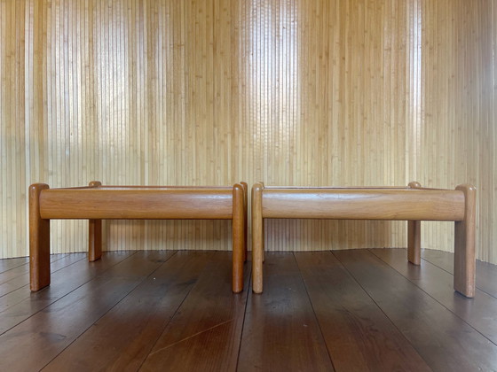Image 1 of Set/2 tables d'appoint / tables de nuit Mid Century At Knoll