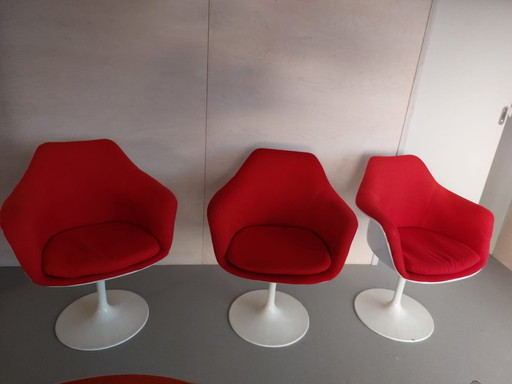 3X Chaise tulipe Saarinnen