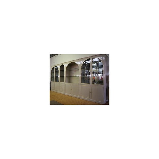 Image 1 of Vitrine vintage en bois laqué et verre de Mario Sabot, 1970