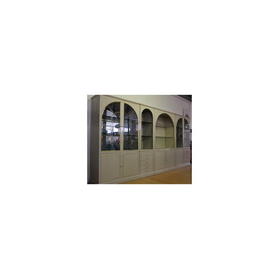 Image 1 of Vitrine vintage en bois laqué et verre de Mario Sabot, 1970