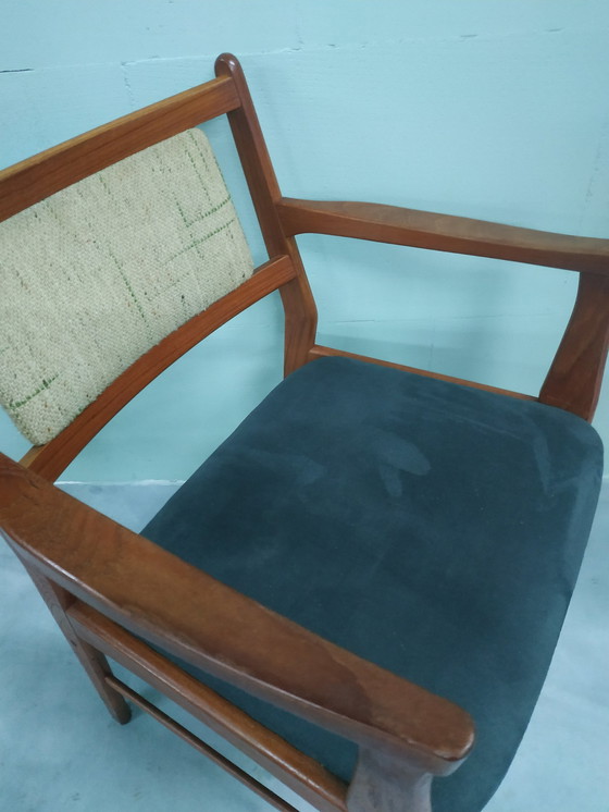 Image 1 of Chaise de bureau danoise en teck design des années 60