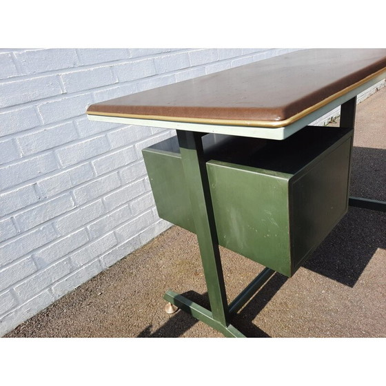 Image 1 of Ensemble bureau et chaise vintage, italien, années 1950