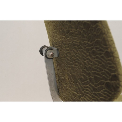 Chaise pivotante vintage en plastique et en fer pour Kovona, Tchécoslovaquie 950