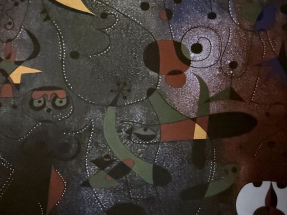 Image 1 of Joan Miró : " Éveil au petit matin, 1941 ". 60/100. Lithographie, signée.