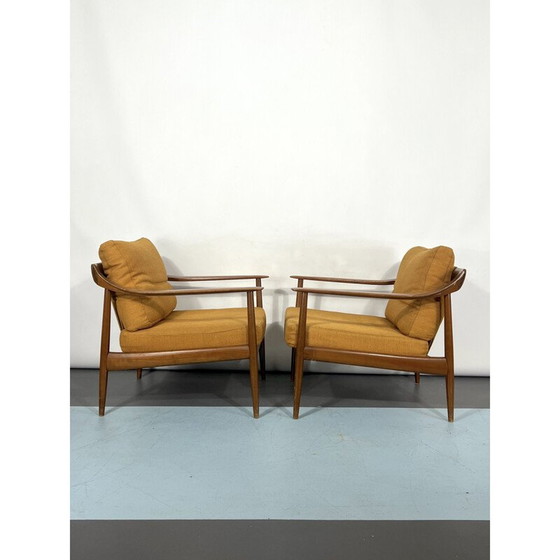 Image 1 of Paire de fauteuils vintage modèle 550 par Walter Knoll, Allemagne 1950