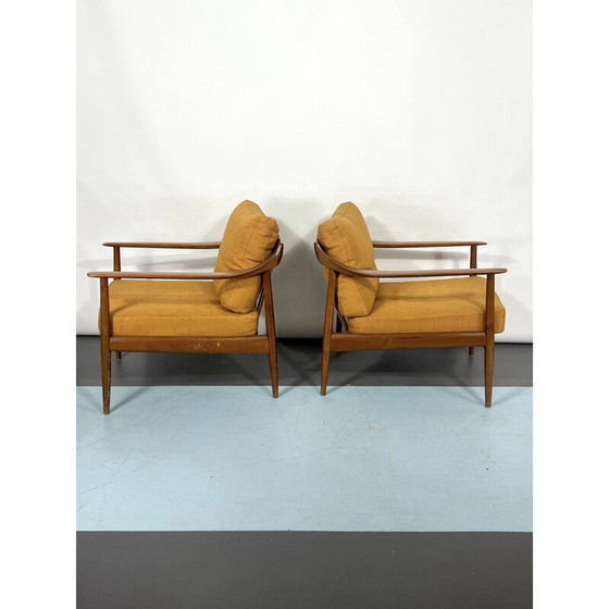 Image 1 of Paire de fauteuils vintage modèle 550 par Walter Knoll, Allemagne 1950