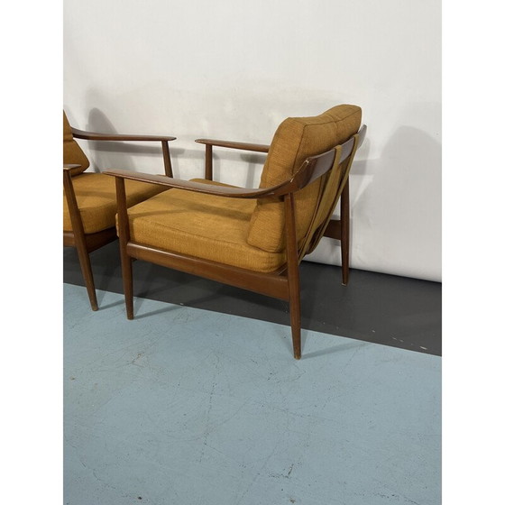 Image 1 of Paire de fauteuils vintage modèle 550 par Walter Knoll, Allemagne 1950