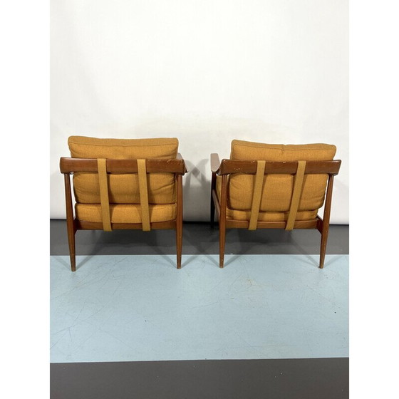 Image 1 of Paire de fauteuils vintage modèle 550 par Walter Knoll, Allemagne 1950