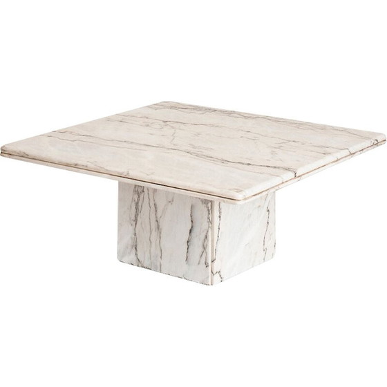 Image 1 of Table basse vintage en marbre, France 1970