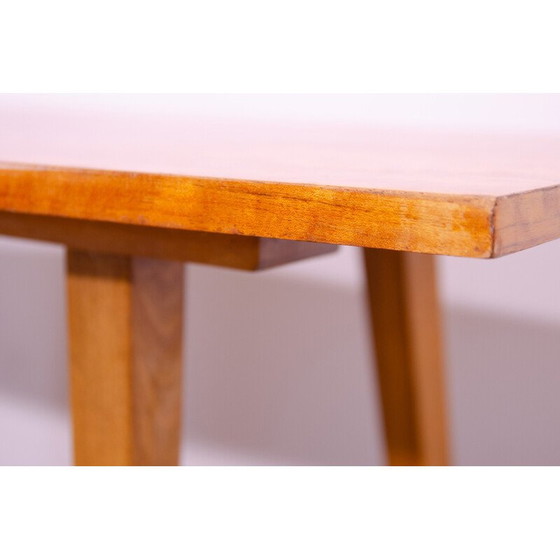 Image 1 of Table basse vintage en hêtre par František Jirák pour Tatra Nábytok, Tchécoslovaquie 1960
