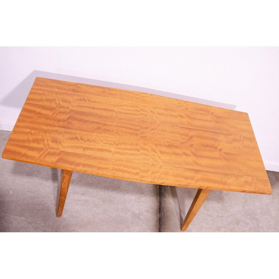 Image 1 of Table basse vintage en hêtre par František Jirák pour Tatra Nábytok, Tchécoslovaquie 1960