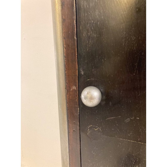 Image 1 of Meuble mural vintage en bois et métal, 1920