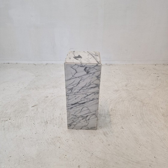 Image 1 of Table d'appoint vintage en marbre, Italie 1970