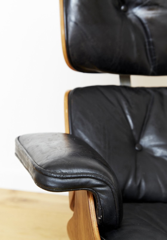 Image 1 of Charles & Ray Eames Lounge Chair & Ottomane For Herman Miller