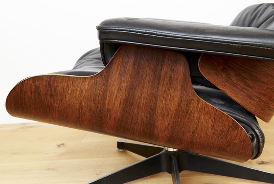 Image 1 of Charles & Ray Eames Lounge Chair & Ottomane For Herman Miller