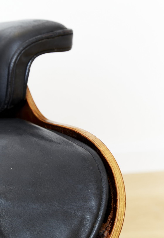 Image 1 of Charles & Ray Eames Lounge Chair & Ottomane For Herman Miller