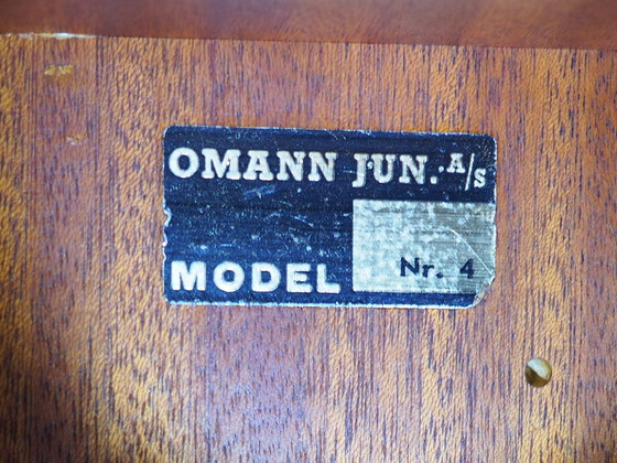 Image 1 of Armoire en bois de rose, design danois, années 1960, fabricant : Omann Jun