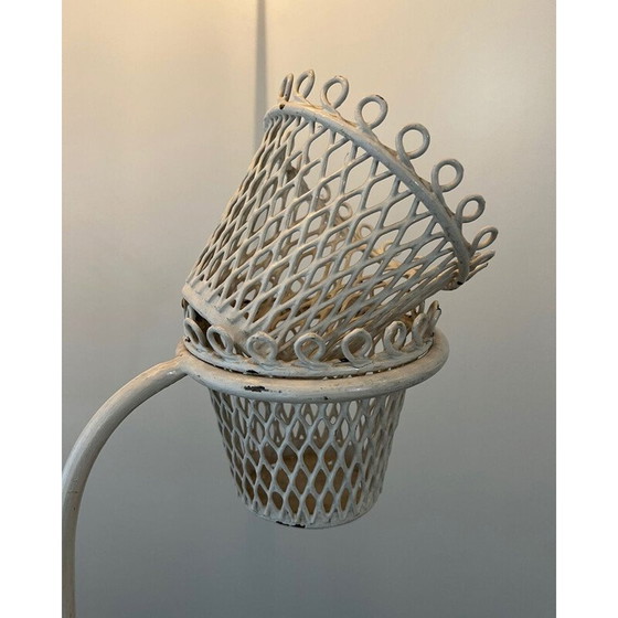 Image 1 of Lampadaire vintage avec porte-plante de la collection Cap d'Ail de Mathieu Matégot, 1950