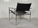 Chaise vintage en cuir Gerard Vollenbrock