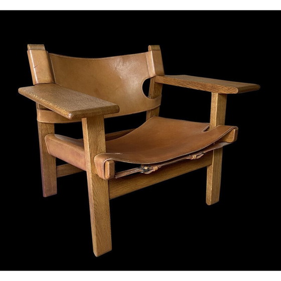 Image 1 of Fauteuil vintage espagnol par Borge Mogensen pour Fredericia