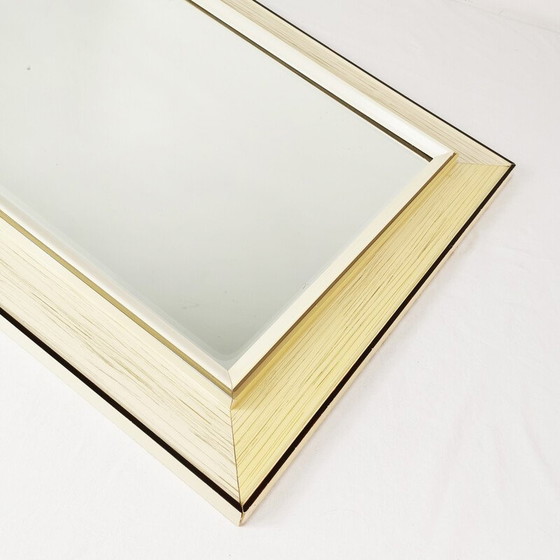 Image 1 of Miroir mural vintage avec cadre en bois, Allemagne 1960