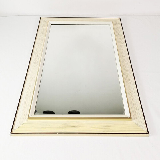 Image 1 of Miroir mural vintage avec cadre en bois, Allemagne 1960