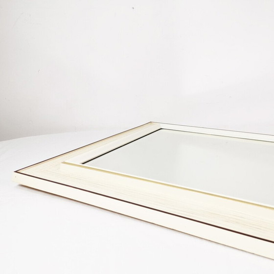 Image 1 of Miroir mural vintage avec cadre en bois, Allemagne 1960