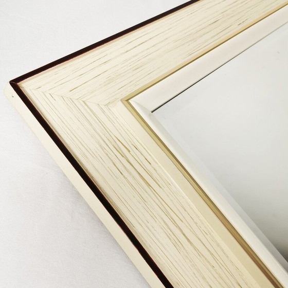 Image 1 of Miroir mural vintage avec cadre en bois, Allemagne 1960