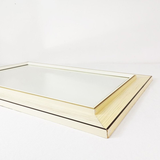 Image 1 of Miroir mural vintage avec cadre en bois, Allemagne 1960