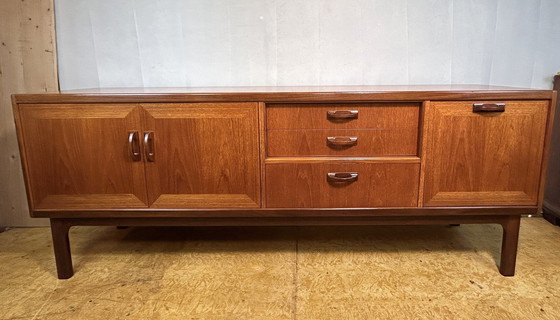Image 1 of Mid Century Retro Vintage Teck & Afromosia Sideboard By G Plan - Sierra Range 1960
