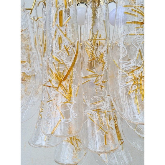 Image 1 of Lustre vintage en verre de Murano