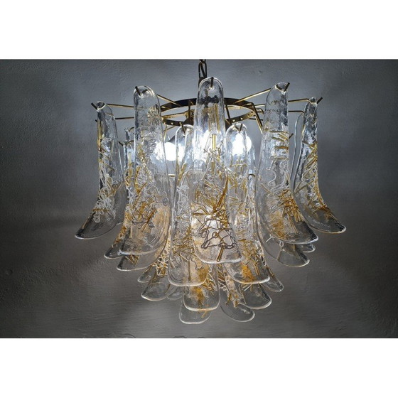 Image 1 of Lustre vintage en verre de Murano