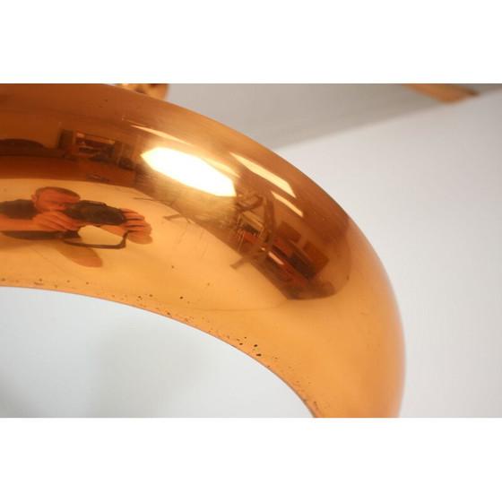 Image 1 of Lampe pendante vintage bauhaus en métal fonctionnalisme UFO par Josef Hurka pour Napako, Tchécoslovaquie 1940