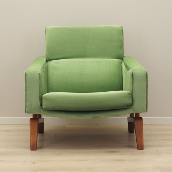 Image 1 of Fauteuil vert, Design danois, 1970S, Production : Danemark