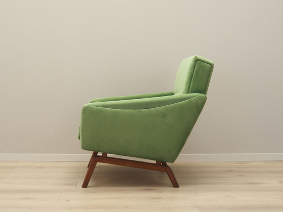 Image 1 of Fauteuil vert, Design danois, 1970S, Production : Danemark